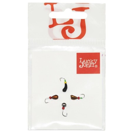 Mormyshki lead set 6 mix, d = 3-3.5 mm, 4 pcs.