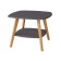 Gouring Hudson table, 650x650x500, graphite/oak light