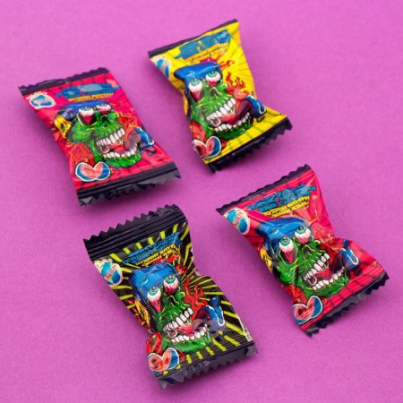 Chewing gum "zombie tongue" Coloring tongue, 4.5 g-1