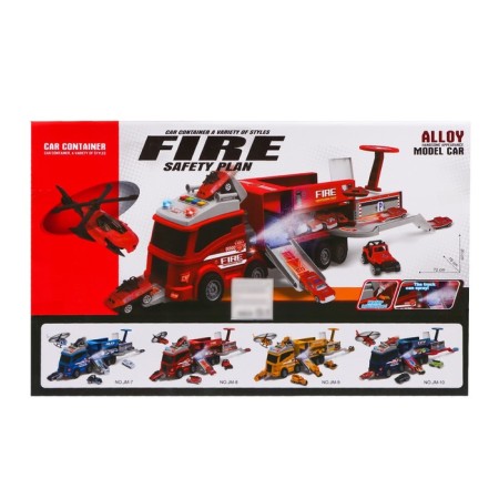 Parking "Fire Service", with the effect of smoke, light and sound-14