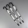 Umbrella - semi -automatic cane, 8 spokes, r = 47/54 cm, d = 108 cm, color mix