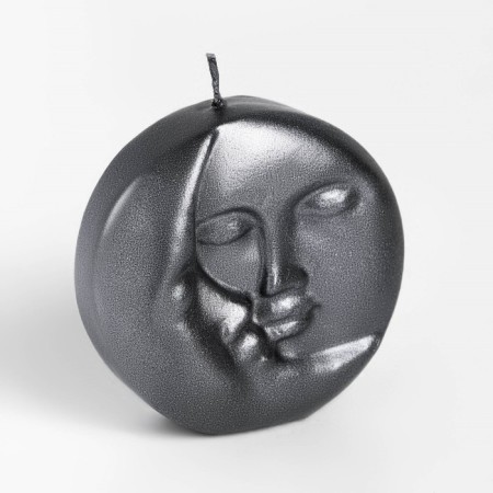 Figure candle Lacked "Sun and Moon", 6x2.5 cm, graphite-1
