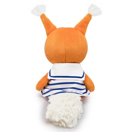 Soft toy "Squirrel Bik", in a sea dress, 15 cm-2
