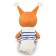 Soft toy "Squirrel Bik", in a sea dress, 15 cm