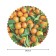 The tablecloth “Citrusian mood”, round, Saten, d = 150 cm