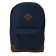 Backpack, lightning department, external pocket, blue color
