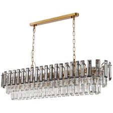 Люстра подвесная Stilfort Ton 12xE14 40Вт, размер 120x30x40-99 см, цвет бронза