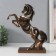 Souvenir Polystone "Stallion on the Hids" copper 25x9.7x29.9 cm