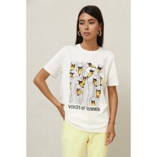 Women's T -shirt Eliseeva Olesya, size XL, white color