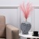 Branch LED dusty rose, 56 cm, 15 LED, AAX2 batteries (not complete), warm white glow
