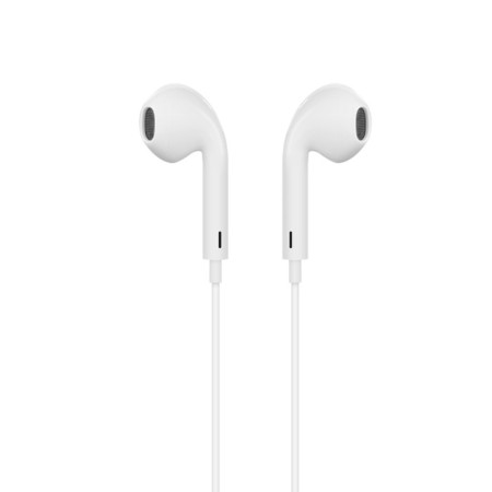 Hoco L7 headphones, wired, inserts, microphone, Lightning, 1.2 m, white-2