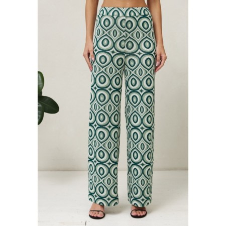 Female set: cardigan, trousers, size 48-4