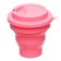 A glass for drawing DEVENTE. School, folding (silicone), pink