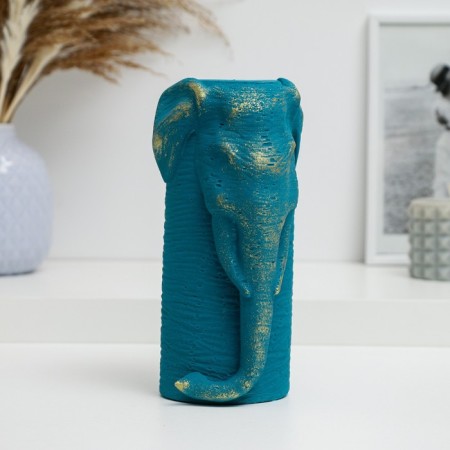 Figure "Elephant Hathi" Blue, 20cm