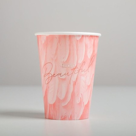 BEAUTIFUL flowers glass, 350 ml-2