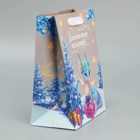 The curtain vertical “Dragon in the forest”, MS 18 x 23 x 10 cm, New Year-1