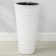 Kashpo for flowers with an insert "Oasis", 25 l (5 l), white color
