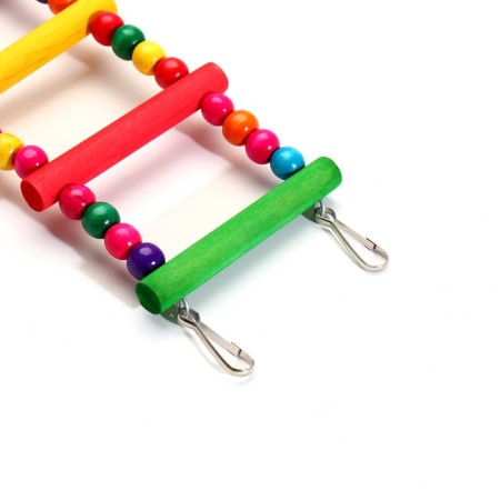 Toy for birds "ladder with beads", 12 steps-1