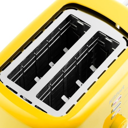 Toster KitFort KT-2050-5, 850 W, 7 fry modes, 2 toasts, yellow-3