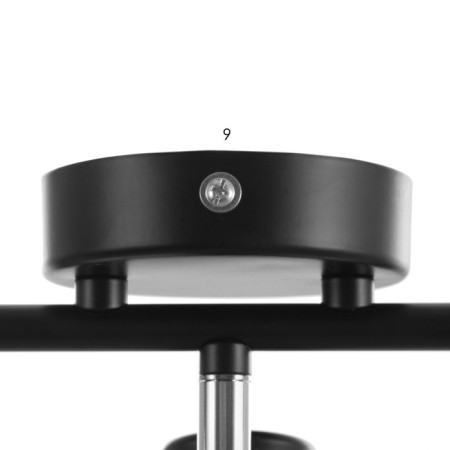 Moki chandelier 3he14 40W black 56x19 cm-5