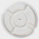 Menzhnya Porcelain 5 cells Magistro "Tandy", d = 30 cm, white color