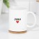A set of mugs for two, sublimation "for a stray", 2 circles, 320 ml