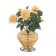 Night Rose 9XLED 4000K Orange 20x20x49cm Risalux