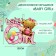 Decorative decoration (suspension) "Baby Girl" 30x25 cm, col. pink