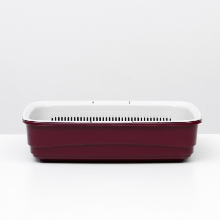 The tray is large with the Atlantis “Standard” net, 42 x 31 x 10 cm, red,-1
