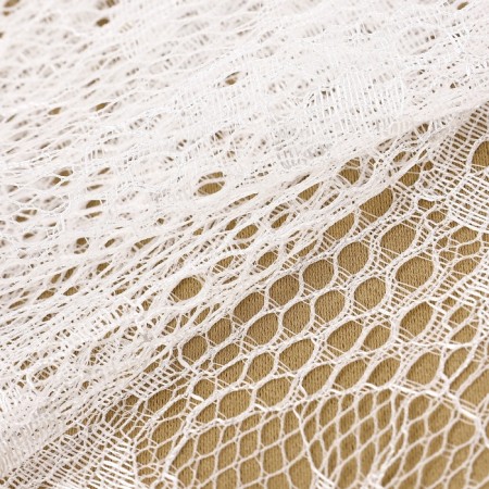 Lace cilia, 110 mm × 9 ± 0.5 m, in Bobin 3 pcs 3 m, ivory color-2