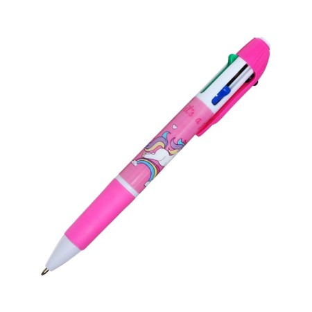 Balloon handle Calligrata, automatic, 4-colored, with a pattern, mix-12