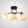 Chandelier 2176/3 E27 40W coffee-gold 50x26x22 cm Bayerlux