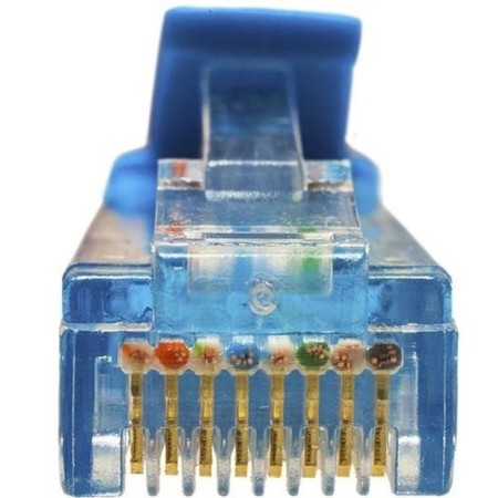 Suprlan 10-0149 UTP RJ-45 patch cord.-Vilka RJ-45 Kat. 5e 3m Blue LSZH 24AWG-1