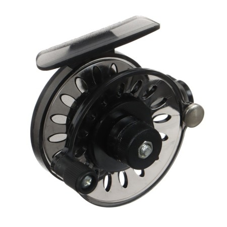 Inertial coil, plastic, diameter 6 cm, guide fishing lines, black color, 109a-2