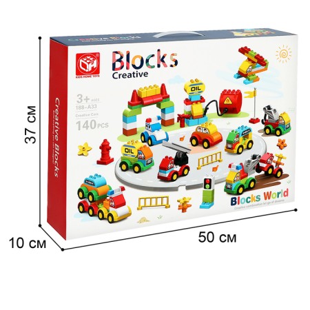 Designer "Park Parkovka", 2 assembly options, 140 parts-4