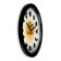 Wall watches, D-28 cm, interior "yoga with a cat" silent