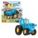 Metal machine "Blue Tractor", light, sound, 11 cm, inertia