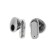 Wireless headphones Y89, TWS, inserts, BT 5.3, 30/300 mAh, transparent, white