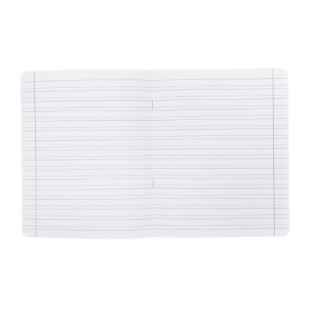 Notebook 12 sheets, into a narrow ruler, "Buba", cover coated cardboard, rounded corners, block 65 g/m2, mix-5