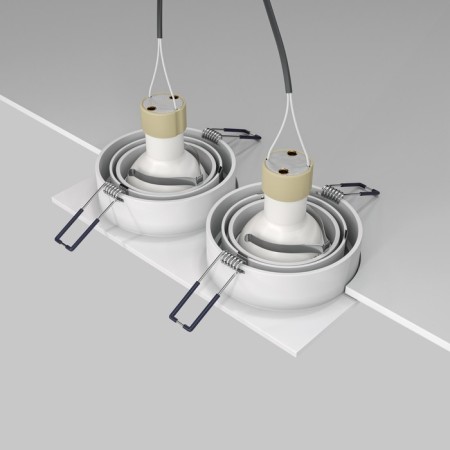 The built-in lamp Technical DL024-2-02W, 2x50W, 17.5x9.2x2.5 cm, GU10, white color-6