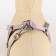 A set of ammunition with a soft harness, m, leash 120 x 1.5 cm, Osh 26-48 cm, OG 26-48 cm, gray.