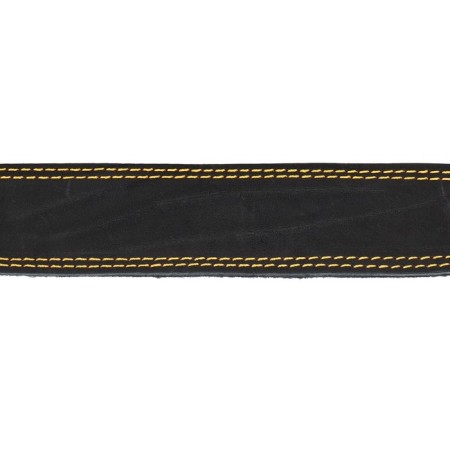 Leather collar on synthetic winterizer, 82 x 4.5 cm, Osh 50-70 cm, black-4