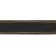 Leather collar on synthetic winterizer, 82 x 4.5 cm, Osh 50-70 cm, black