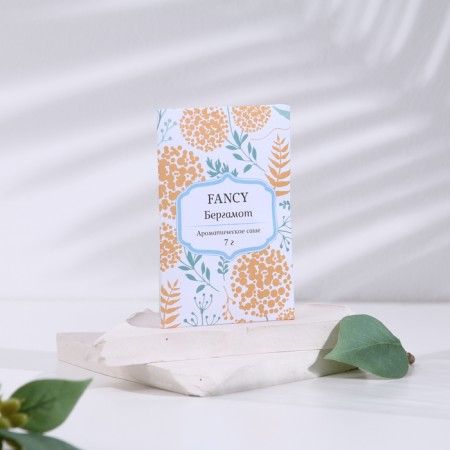 Aromasash "Fancy", set of 3 pcs, bergamot, weight 7 g, size 7x10.5 cm-1