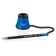Pen on the stand N1, the oil base, on the spring, the case is black and blue, blue ink blue
