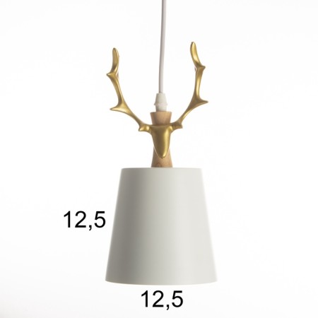Lamp Bayerlux "Deer" 1khe27 40W White-gold 13x13x100 cm-5