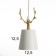 Lamp Bayerlux "Deer" 1khe27 40W White-gold 13x13x100 cm