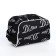 Cosmetic bag with lightning, black color