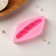 Mold "Baget", silicone, 7.5 × 3.5 × 1.5 cm, pink color