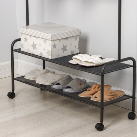 Valencia 32m clothing stand, 91.5 × 30 × 162 cm, graphite color-7